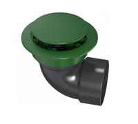 Wsymxuo Évacuation Émergent avec Coude Résistant à Intempéries Drain Émergent Coudé Profil Discret Connecteur Tuyau Évacuation pour Salle de Bain