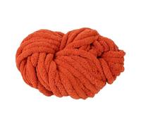 Wsymxuo Fil Chenille Jumbo, Calibre 7 pour Divers Besoins de Loisirs Créatifs, Rouge Rouille