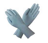Wsymxuo Gants de Plongée Néoprène 3mm Chauds et Antidérapants Gants de Natation à Cinq Doigts Coupe Ajustée Poignets Allongés pour Meilleure Étanchéité, Gris Clair, XS