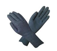 Wsymxuo Gants de Plongée Néoprène 3mm Chauds et Antidérapants Gants de Natation à Cinq Doigts Coupe Ajustée Poignets Allongés pour Meilleure Étanchéité, Gris, XS