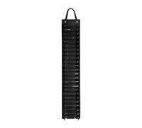 Wsymxuo Support Mural pour Rouleau de Vinyle, Organisateur Suspendu, étagère de Rangement Grande Capacité En Tissu Oxford 600D Résistant Aux Déchirures et En, Noir