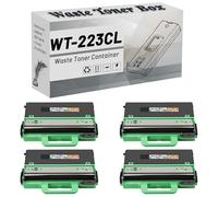 WT-223CL WT223CL Boîte de Toner usagé Conteneur de Remplacement Compatible pour imprimante pour Brother MCF-9340CDW HL-3140CW 3170CDW L3210CW L3230CDW L3270CDW 9130CW 4*Black