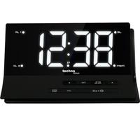 Technoline Réveil Radio, WT 482 Designer Noir 17,4 x 7,6 x 10,2 cm