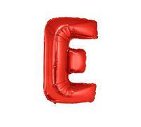 WT Ballon gonflable 40 cm Lettre E Rouge