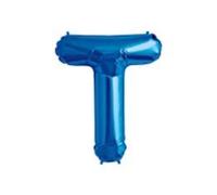 WT Ballon gonflable Lettre T 40 cm Bleu