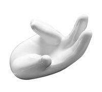 WT-DDJJK Ocarina, Base en céramique Blanche de Support de Main de collecteur d'Ocarina 6/12 Trous pour Les mélomanes
