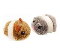 WT-DDJJK Poupée de bébé, Souris en Peluche Moelleuse de Jouet interactif Mobile Vibrant de Souris de Corde de Traction pour Les Chats