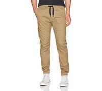 WT02 Casual Cotton Twill Jogger Pants, Stretchable, Comfortable Fit Pantalon décontracté, Kaki Clair (Toutes Saisons), 31-35 Homme