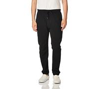 WT02 Jogger Pants in Basic Solid Colors and Stretch Twill Fabric Pantalon décontracté, Noir, M Homme