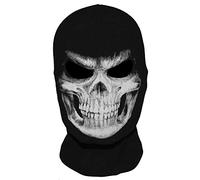 WTACTFUL Skeleton Skull Balaclava Ghost Death Masks Halloween Costume Cosplay Warmer Full Face Mask for Cycling Motorcycle Ski Outdoor Sport