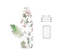 WTAIS Housse de Table à Repasser Extra éPaisse, avec Filet Isolant Et Attaches, Coton - Couverture de Table à Repasser à 2 Couches, Motif Floral Rose, Convient à Toutes Les Grandes Tables à Repasser