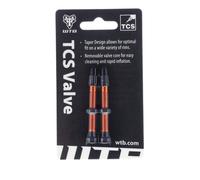 WTB Aluminium Tcs Valve 46mm Orange Paire