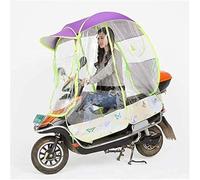 WTBHDUK Housse de Pluie pour Scooter de mobilité, auvent pour Scooter de mobilité, Parapluie de Moto entièrement fermé, Pare-Soleil motorisé et Housse de Pluie
