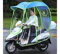 WTBHDUK Pare-Soleil Universel pour Moto électrique, Parapluie entièrement fermé, imperméable et Pliable, pour Scooter de mobilité