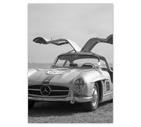 WTD H887 Photo Poster décoratif Motif Mercedes Gullwing 50 x 70 cm
