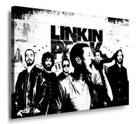 WTD Mantiburi Impression sur toile montée sur châssis Motif Linkin Park 100 x 70 cm