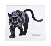 WTD Sticker mural décoratif pour la maison et le bureau Motif animaux africains Motif guépard Jaguar Leopard Pour surfaces lisses