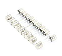 WTEPNQQDI 10 pièces Rapide Coup Verre Tube Fusible 5x20mm 250V F0.1A 0.2A .5A 1. 2. 3A 3.15A 4A 6A 7A 8A 10A 12A 20A 30A(0.1A)