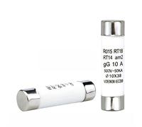 WTEPNQQDI 5 pièces 10 * 38 Fusible en Céramique À Coup Rapide 10x38mm Fusibles 500V 0.5A 1A 2A 4A 6A 8A 10A 16A 20A 32A RO15 RT18 RT14 R015(10)