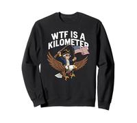 WTF est Un kilomètre drôle Le 4 Juillet George Washington Sweatshirt