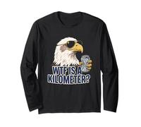 WTF is A Kilometer Patriotic Eagle Humour Manche Longue