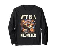 WTF is A Kilometer Patriotic Eagle Humour Manche Longue
