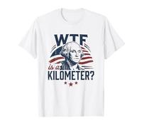 WTF is A Kilometer Patriotic Eagle Humour T-Shirt