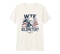 WTF is A Kilometer Patriotic Eagle Humour T-Shirt Haut de Gamme
