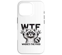 WTF - Où est la Nourriture ? Une Question de Raton Laveur Coque pour iPhone 16 Pro