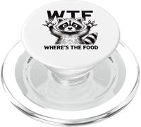 WTF - Où est la Nourriture ? Une Question de Raton Laveur PopSockets PopGrip pour MagSafe