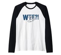 WTF Where's The Finish Line Funny Running Design Manche Raglan