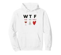 WTF Wine Tree Family - Design Noël Drôle Vin Sapin Famille Sweat à Capuche
