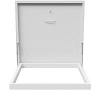 WTF68CFG Porte Anti-tempête avec Serrure Vérins de Support hydrauliques et traverses de Renfort de la Trappe d'évacuation de Toit(45x45CM/17.7x17.7in)