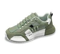 Wtharosa Chaussures de Course Homme Toutes Saisons, Tige en Mesh Respirant, Semelle intérieure EVA épaisse, Semelle PVC Durable,Vert,42 EU