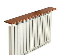 WTJDCCY Etagere Radiateur à Poser sans Percer, Étagère Murale Bois, Cache Radiateur avec Revêtement Aluminium au Dos pour Salon, Chambre ou Cuisine(Brown,130x16cm/51x6in)