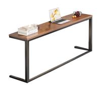 WTJDCCY Etagere Radiateur à Poser sans Percer, Tablette de Radiateur, Structure en Métal et Plateau en Bois, Etagère Rangement, Petite Etagere, pour La Maison(Brown,100 * 20 * 80cm/39 * 8 * 31in)