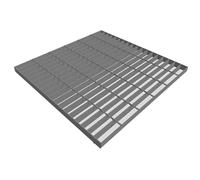 WTJDCCY Grille Caniveau Exterieur, Grille de Drainage, Couvercle de Regard carré Argenté, Acier Galvanisé, Convient aux Garages, Egouts, Usines et Patios(70x70x3cm/28x28x1.2in)