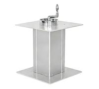 WTJDCCY Pied Table Camping Car, Pied De Table Télescopiques, Hauteur Réglable avec Poignée, Base en Aluminium pour Camping Car, Bateau, Terrasse(34-72cm/13.4-28.3in)