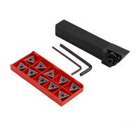 WTJNR2020K16 Support de burin 20 mm avec plaque réversible TNMG160408 en carbure de tungstène Coupe à droite pour acier semi-fin Tour CNC