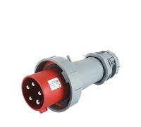WTKFXVYHU Connecteur de prise et de prise industrielle mobile exposé et dissimulé - Prise oblique droite - Centre de données - Éclairage de scène (4P 63 A IP676H)