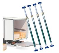 WTLONBF Barre de Chargement télescopique Robuste à cliquet - Poteau de Support de Verrouillage de Charge réglable pour Benne de Camion, fourgonnette et Semi-remorque - Lot de 4 (2,1 à 2,4 m)