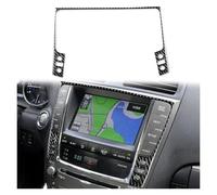 WTNZBAEM Autocollants décoratifs en Fibre de Carbone for Panneau de Navigation, Accessoires for Lexus IS250 300 350C 2006-2012(Black B)