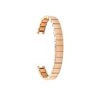 WTNZBAEM Bracelet concave en acier inoxydable for femme Swarovski, compatible avec les chaînes de montre Devil's Eye Series 5376839, 5376812/5376830/842(Rosegold)