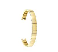 WTNZBAEM Bracelet concave en acier inoxydable for femme Swarovski, compatible avec les chaînes de montre Devil's Eye Series 5376839, 5376812/5376830/842(Gold)