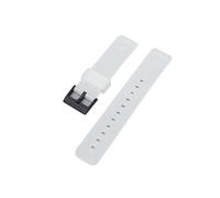 WTNZBAEM Bracelet de montre compatible avec Casio G-Shock MQ-24 58 MQ-71 MW-59, bracelet en caoutchouc et résine, étanche, for homme femme, 16 mm(Half transparent)