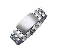 WTNZBAEM Bracelet de montre compatible avec Tissot 1853 Prc200 T17 T461 T055 T014, fermoir déployant, en acier inoxydable, chaîne 19 mm et 20(19mm)