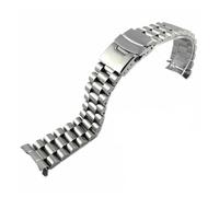 WTNZBAEM Bracelet de montre de plongée en acier de 22 mm, compatible avec les montres Casio Duro MDV106 D MDV106-1A, pièces de rechange(Silver 3)