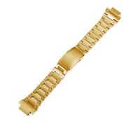 WTNZBAEM Bracelet de montre en acier inoxydable compatible avec Casio Gshock GW-M5610 DW5600 GW-5000 GBM-2100 GA2100 GM5600 GM2100, bracelet massif(Gold,DW5600 series)