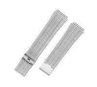 WTNZBAEM Bracelet de montre en acier inoxydable compatible avec Casio Small Square AE1200 A158 A159 A168 B650 F91 métal argenté 18 mm