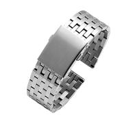 WTNZBAEM Bracelet de montre en acier inoxydable compatible avec Diesel Friday Watchband 24 mm, 26, 28, 30 DZ7340 DZ7421, bracelet massif for homme(Silver,24mm)